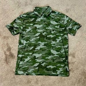 Green camouflage kids XXL three buttons with a pocket gap kids